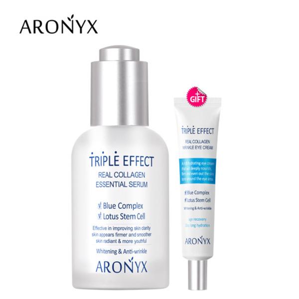 

Aronix Triple Effect Real Collagen Serum 50ml + Triple Effect Eye Cream 40ml