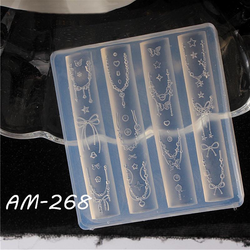 

Нейл-арт Мягкий силиконовый молд Бантик 3D Резьба Изогнутый шаблон Инструменты Художественные принадлежности Шармы для нейл-арта Аксессуары A1