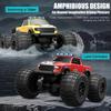 Amphibious Remote Control Car, 2.4GHz 4WD Off Road Vehicle with Headlights, 360 degrees  Rotating Waterproof Stunt Car
