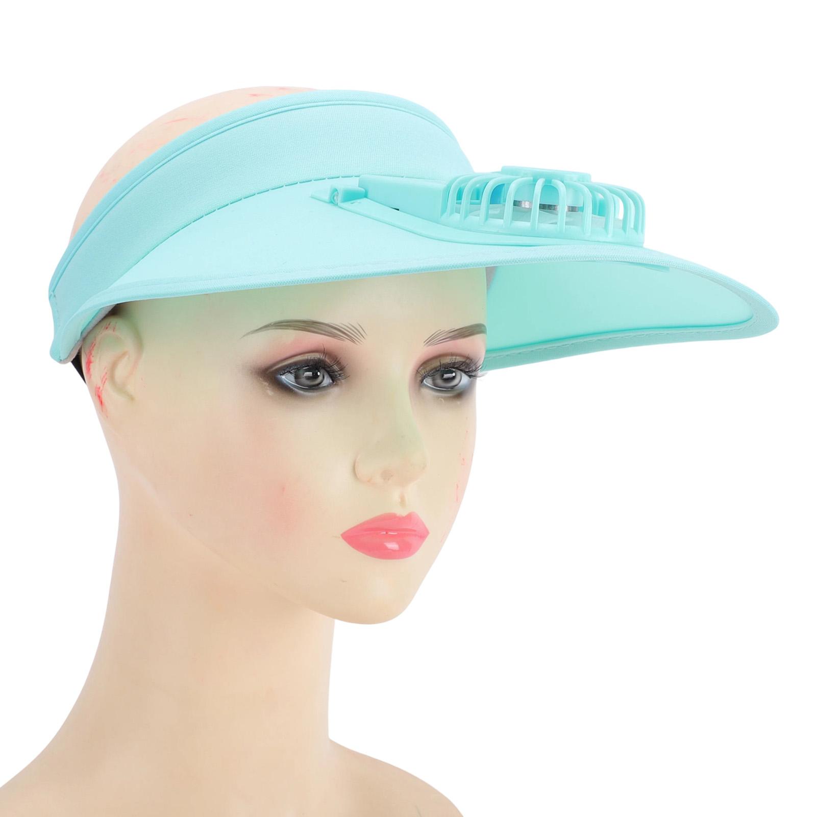 

Sun Hat with Fan 3 Wind Speed Rechargble 6.2 Inch Wide Brim Fan Hat for Outdoor