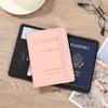 Travel Wallet PU Leather Passport Holder Passport Package PU Passport Clip  Man Women