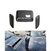 3PCS Universal Car Air Flow Intake Hood Scoop Vent Bonnet Decorative Cover Center Side Air Outlet Hood Auto Exterior Accessories