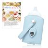 Liscia Milk Warmer, Baby Bottle Warmer [Dietitian-Supervised] Keeps Baby Bottle Milk Warmer Warm, Portable, USB-Powered, Includes 26 Baby Food Recipes