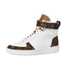 Louis Vuitton Lv Boombox High Top Sneakers White Women's 1A87Q2