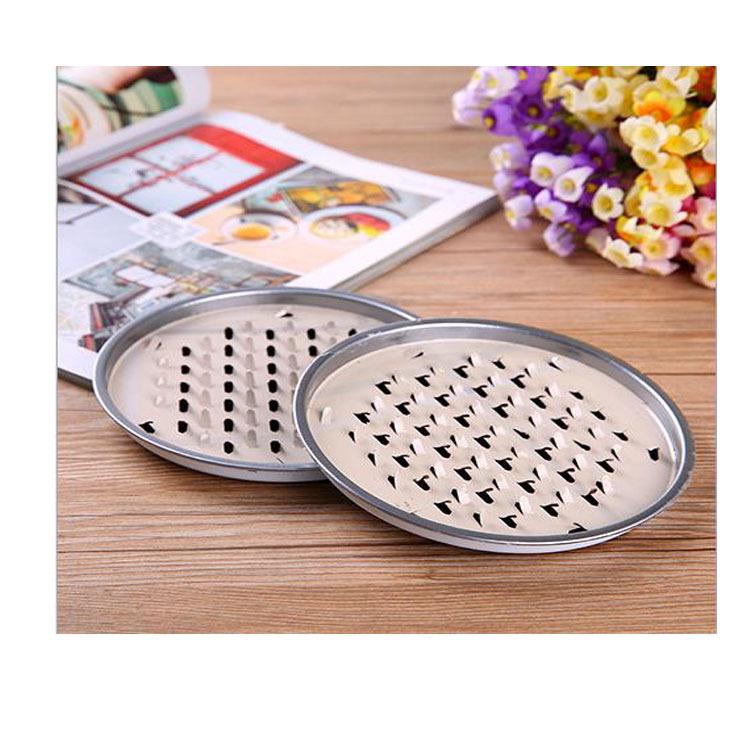 Stainless Steel Mosquito Coil Holder and Fireproof Tray with Sawtooth Design