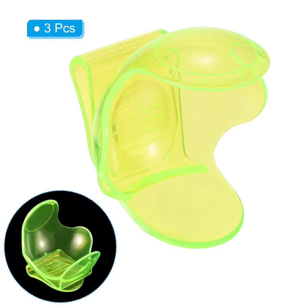 PATIKIL Tennis Ball Holder Waist Clip Set of 3 Tennis Ball Clip A BS Waistband Clip Holder for Sports Equipment Tennis Training Fluorescent Yellow
