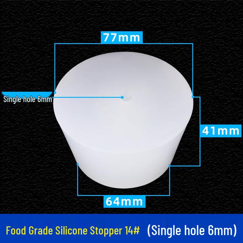 

Пищевая силиконовая пробка для пробирки с двумя отверстиями для виноделия