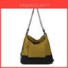 Borsa a Tote in Tela da Donna Stile Cittadino Casual Con Tasche con Zip Per l'Uso Quotidiano
