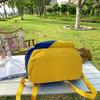 Color Block Schoolbag Women's Backpack Large Capacity Student Travel Backpack
