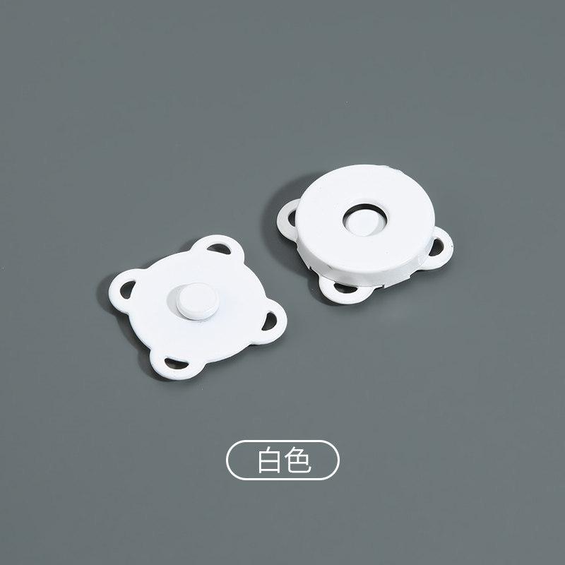 Magnetic Buckle Hand Sewn Plum Blossom Magnet Button Luggage Strong Invisible Buckle Strong Magnetic Buckle Accessories Bag Seam-Free Hidden Buckle