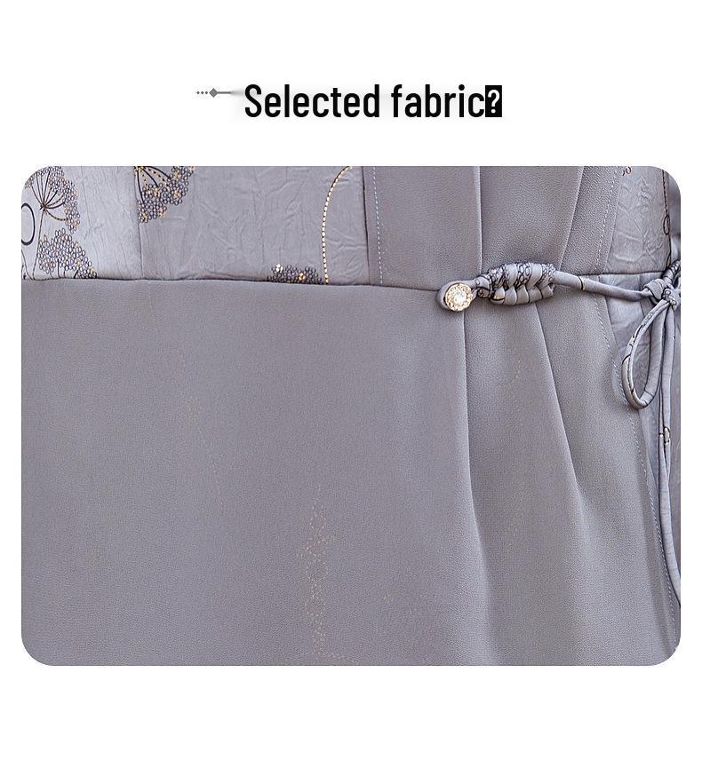 Stylish Summer Fashion Set for Middle-Aged Moms: Plus Size Two-Piece with Loose, Belly-Covering Shirt