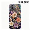 European-style medieval color glazed camellia pattern all-inclusive film Apple 17 ultra-thin and light girls' mobile phone case
