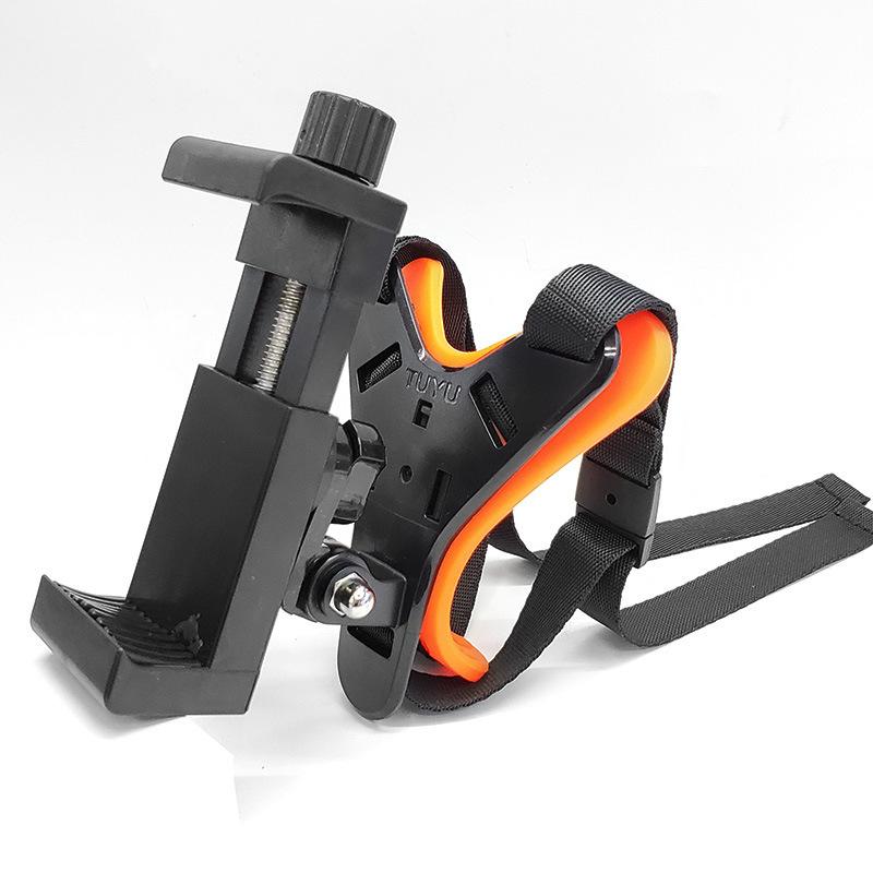 Držák na bradu pro motocyklovou helmu, držák telefonu na motocykl, cyklistiku, jízdu na koni, natáčení, stojan na mobilní telefon, držák sportovní kamery pro GoPro