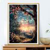5d DIY Diamond Painting Cross Stitch Swing Scenery Diamond Embroidery Mosaic Full Round Drill Home Decor Crafts