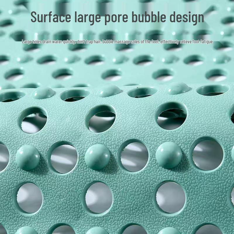 Non-Slip Bathroom Mat: Shower, Bathtub, and Toilet Massage Foot Pad with Suction Cups.