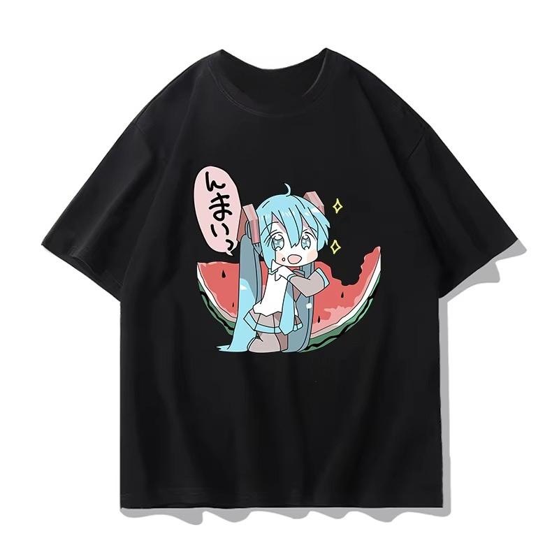 Cute Fun Pattern Short Sleeve Kids Summer 100% Cotton Casual Comfortable Tops Men's & Women's Outdoor Loose T-Shirt