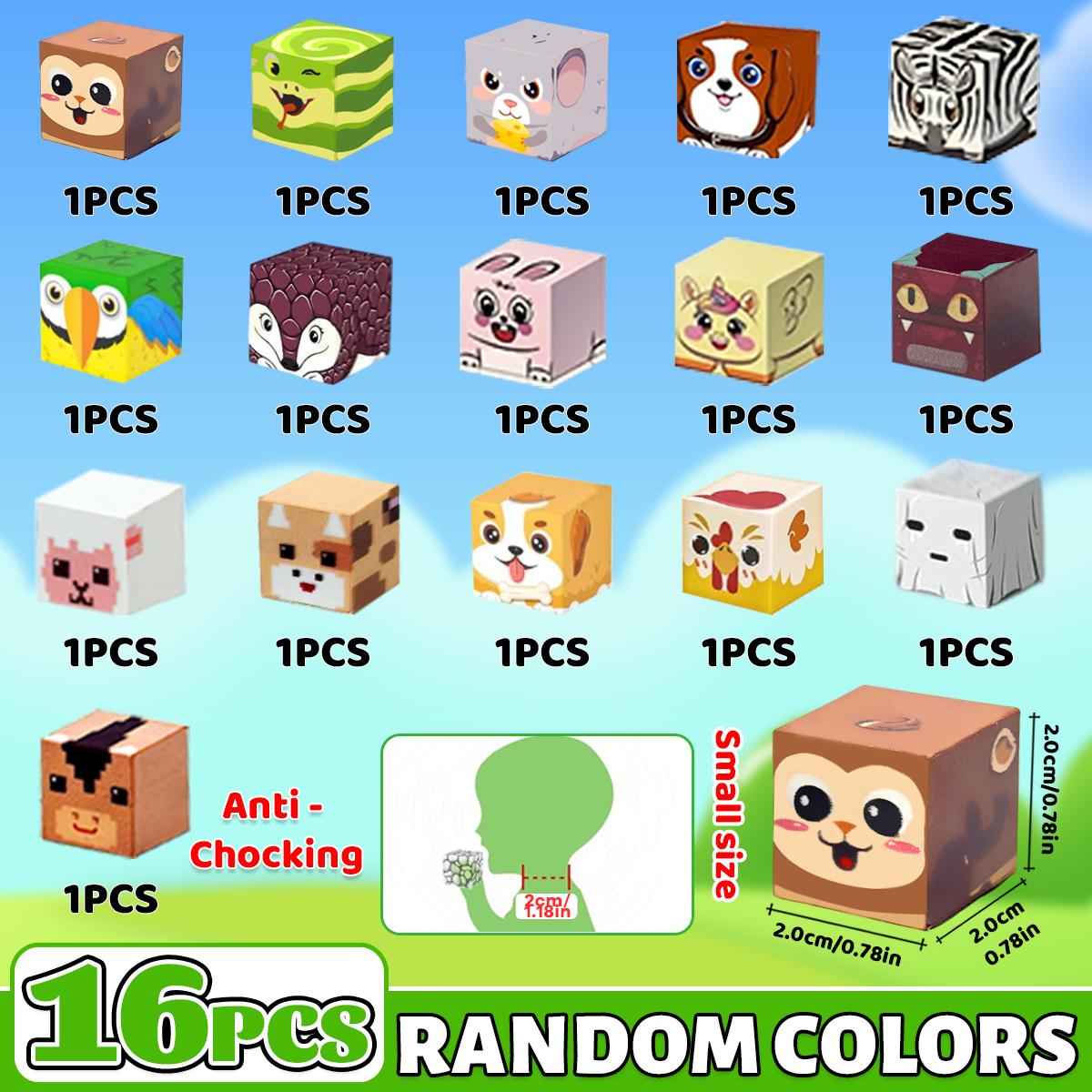 

Magnetic Building Blocks Toys Characters Animals with Magnet Construction Toys STEM Sensory Gift For Kids Boys Girls 16/36PCS