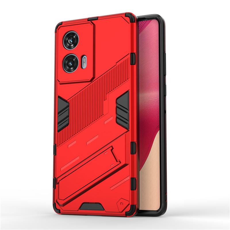 For Motorola Edge 50 Fusion Case For Motorola Edge 50 Fusion Cover 6.7 Inch Punk Armor Shockproof Hard Rubber Bracket Bumper