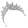 Women Wedding Crown Bride Alloy Rhinestone Crown Hair Accessory for Prom Costume Party