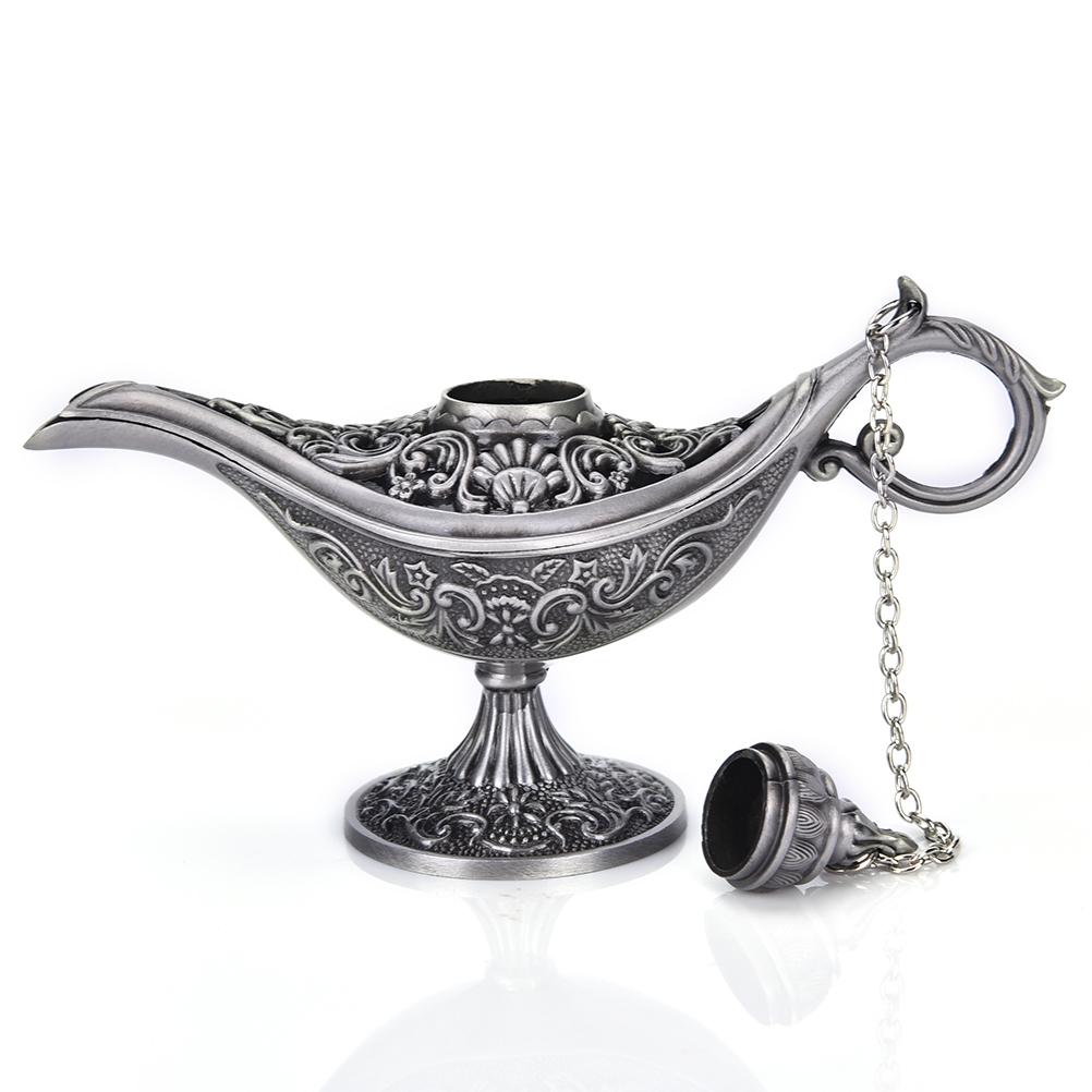1 pz Lampada Magica del Genio di Aladino Calda Lampada ad Olio Pentola Lampada di Aladino Decorazione Sbalorditiva