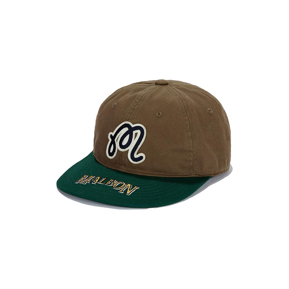 MALBON GOLF Malbon Logo Artwork Ball Cap Green