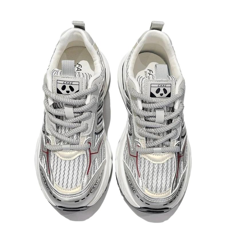 Fashion New 2024 Thick Soled Sports Shoes for Women, Thick Soled Loafers, Lace Up Flat Shoes, Popular Casual Vulcanized Shoes