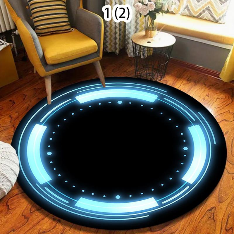 

SciFi Decor Carpet Mat Rug Home Decoration Round Floor Mat Kitchen Hallway Indoor Outdoor Modern Design Rugs for Bedroom 100cm