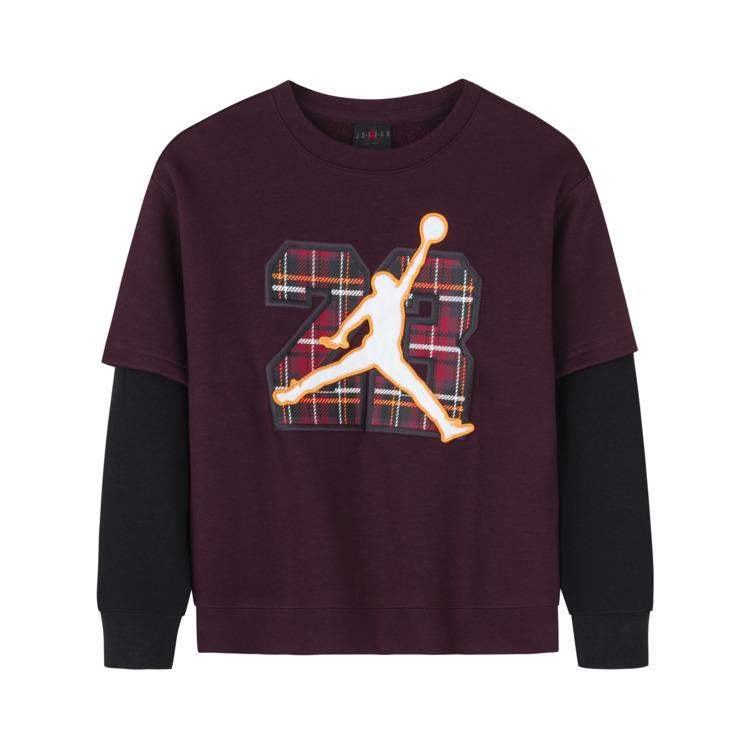 

Jordan Comfortable Loose Color Block универсальная толстовка с капюшоном Детские толстовки Port-Wine JD2342078GS-002 XL