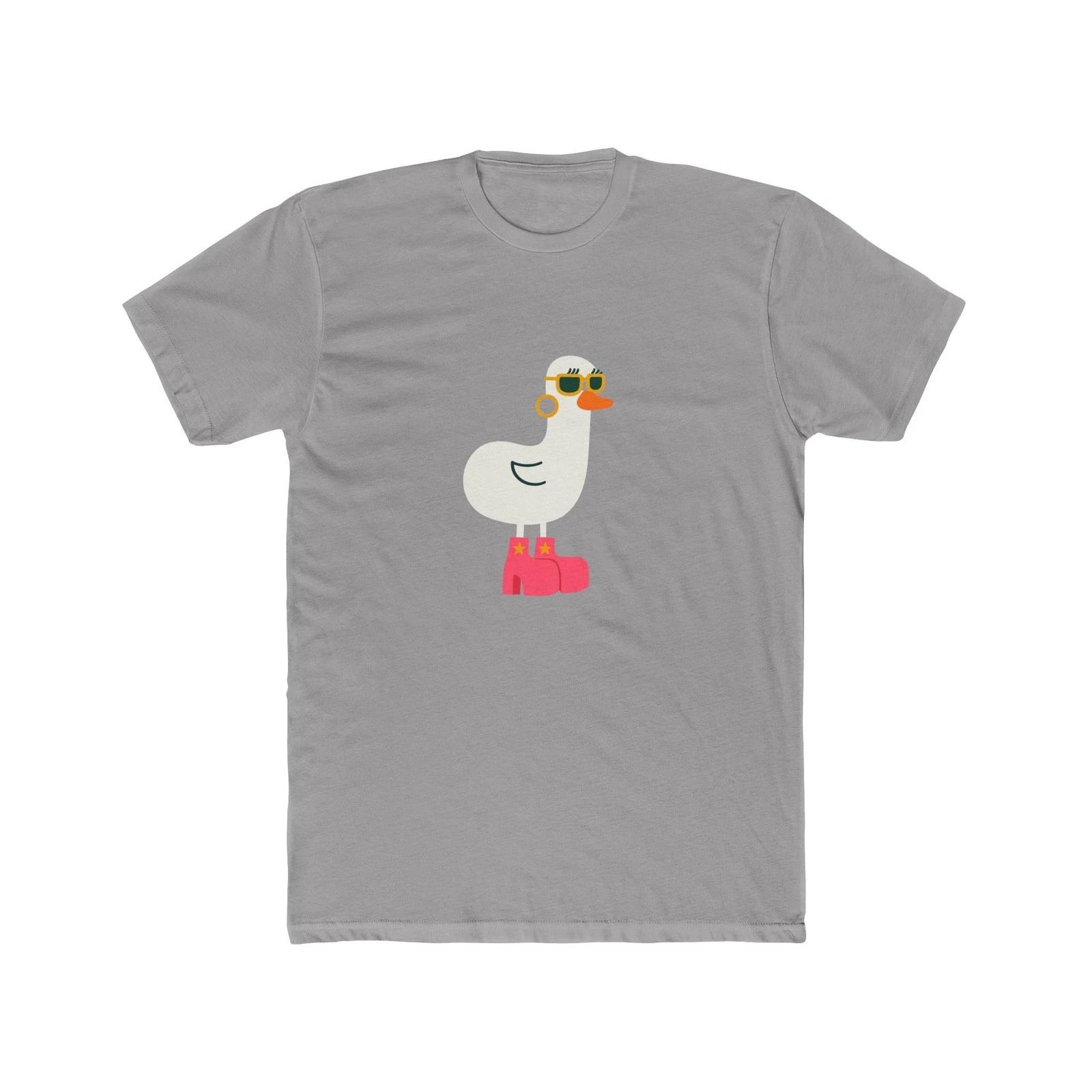 Groovy Psychedelic Duck T-Shirt Retro 70s Peace Sign Vibes S