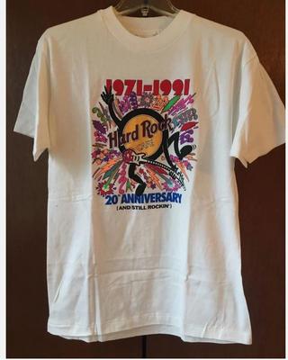 Tričko Hard Rock Cafe 20. výročí Plná velikost S-4XL