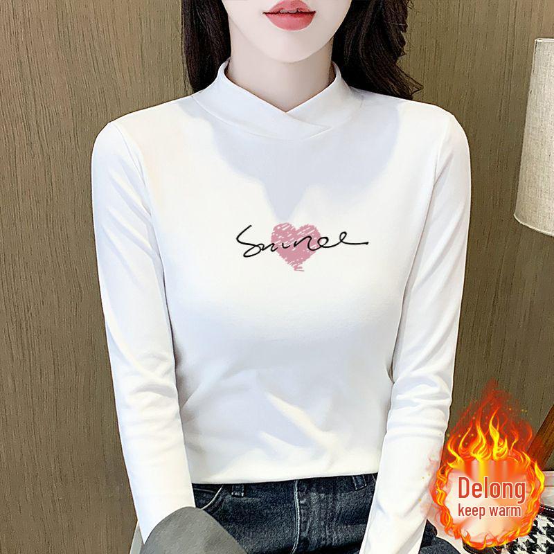 

Women s Loose Fit Long-Sleeve T-Shirt - 2024 Autumn Korean Fashion Top L