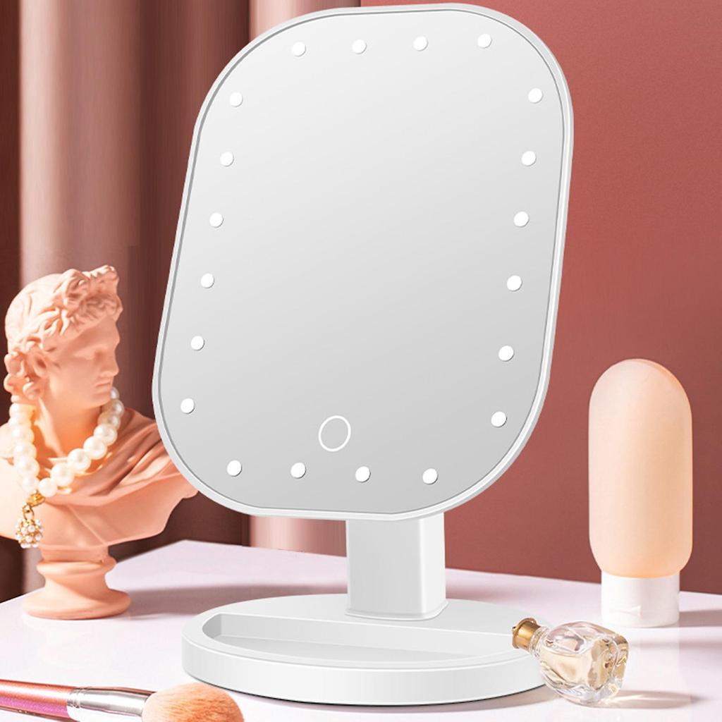 Flat LED Light Makeup Mirror Touch Design Fill Light Mirror Makeup Accessories