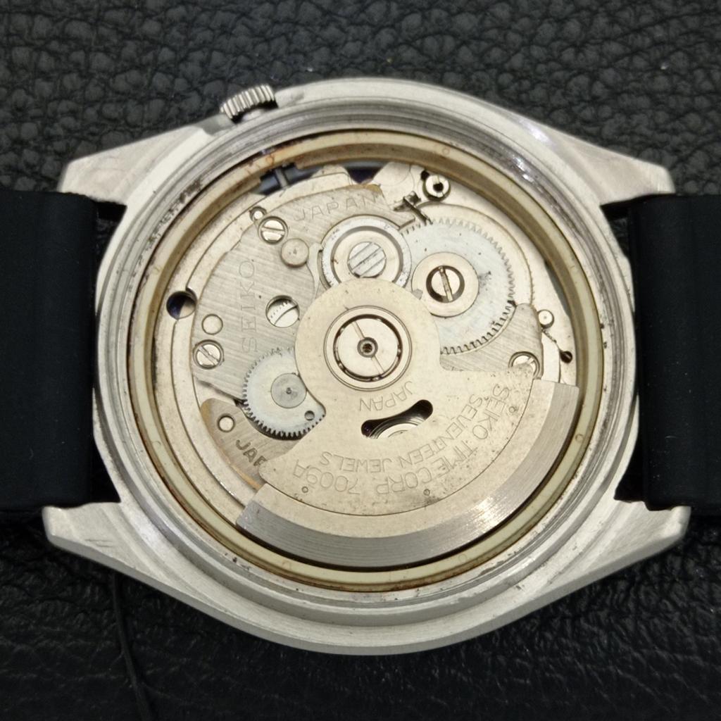 SEIKO VINTAGE AUTOMATIC 7009A JAPAN MENS FERRARI DIAL WATCH a700494-5