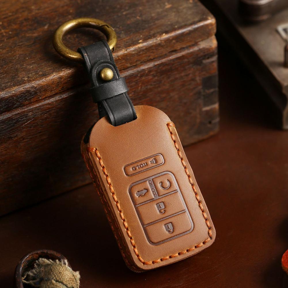 Premium Leather Key Cover for Honda Odyssey Elysion Car Keys Stylish Protection Case