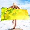 Bath Towels, Ginkgo Leaves Pool Towels Compact Lightweight Beach Towels Quick Dry Absorbent Lightweight Beach Towel for Travel