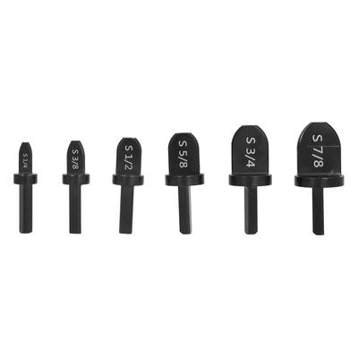 6 Peças Ferramenta de Rebarbar Broca Aço Tubo de Ar Condicionado Flangeador Expansor de Tubos Conjunto Kit