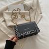 Fashion Small Square Bag Autumn Simple Fashion Handbag Messenger Bag Leopard Print Chain Shoulder Bag
