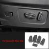Carbon Fiber Car Seat Button Switch Cover Trim For Isuzu D-Max Dmax 2021 2022