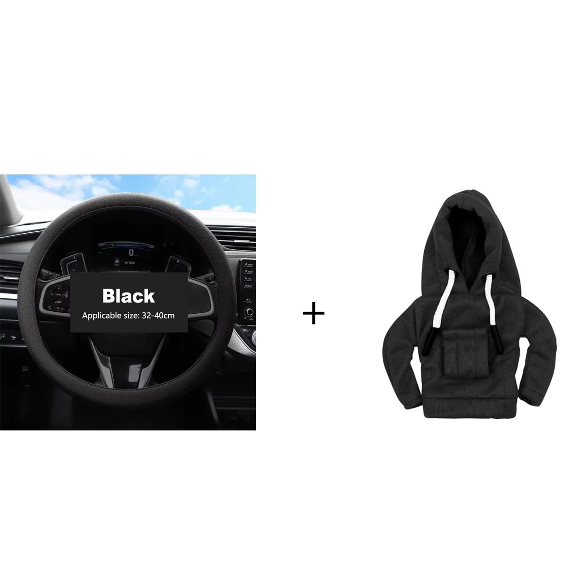 Gear Shift Mini Hoodie Cover Shift Cover Gear Handle Decoration Car Silicone Steering Wheel Cover Auto Decoration DIY Accessorie