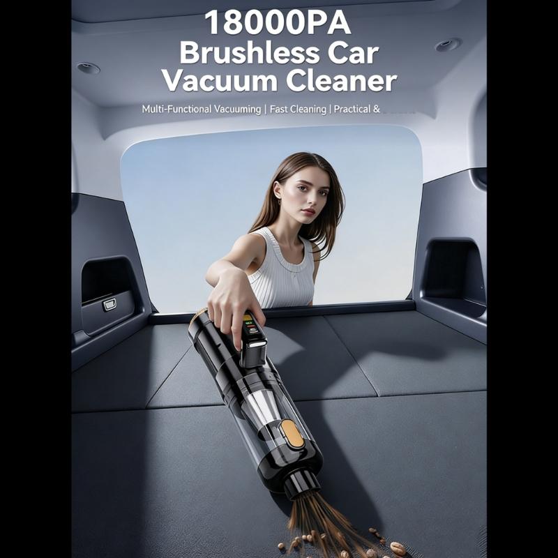Vacuum Cleaner Cordless Vacuum Brushless Motor Car Vacuum Cleaner 17000PA Portable Cleaner Rechargeable Air Duster