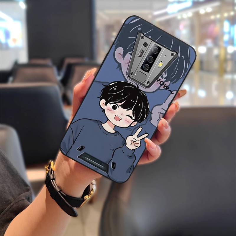 Back Cover Graffiti Phone Case For Blackview BV6900 Soft Case Anti-dust Silicone Full Wrap Shockproof Anti-knock Cute