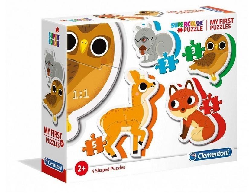Moje Pierwsze Puzzle Forest Animals
