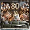2D Diamond & Flower 80th Birthday Photography Background