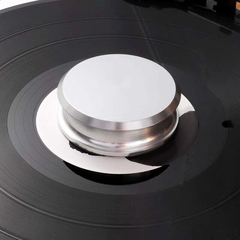 Turntable Vinyls Disc Stabilizer Record Player Turntables Weight Stabilizer Turntable Weight Clamps Disc Balanced Clamp