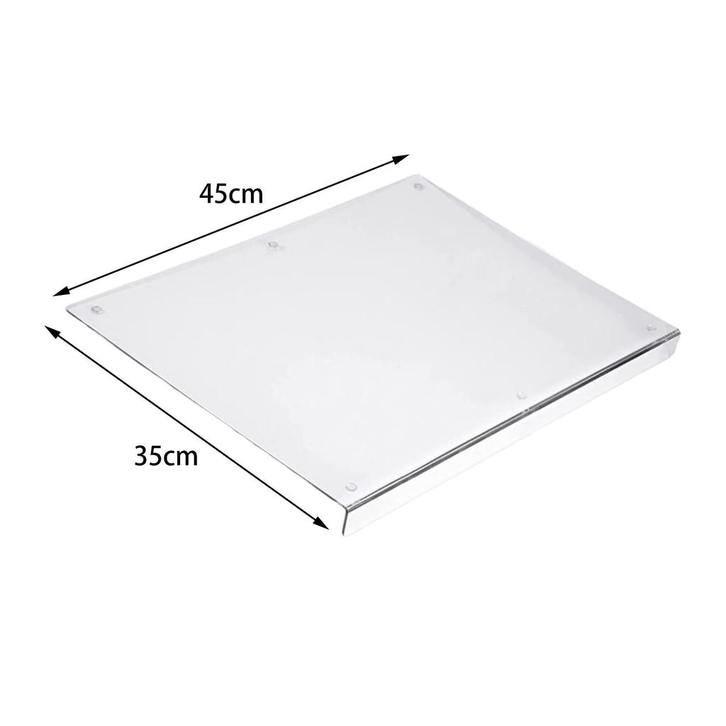 Transparent Cutting Board with Edges Countertop Protector Acrylic for Household