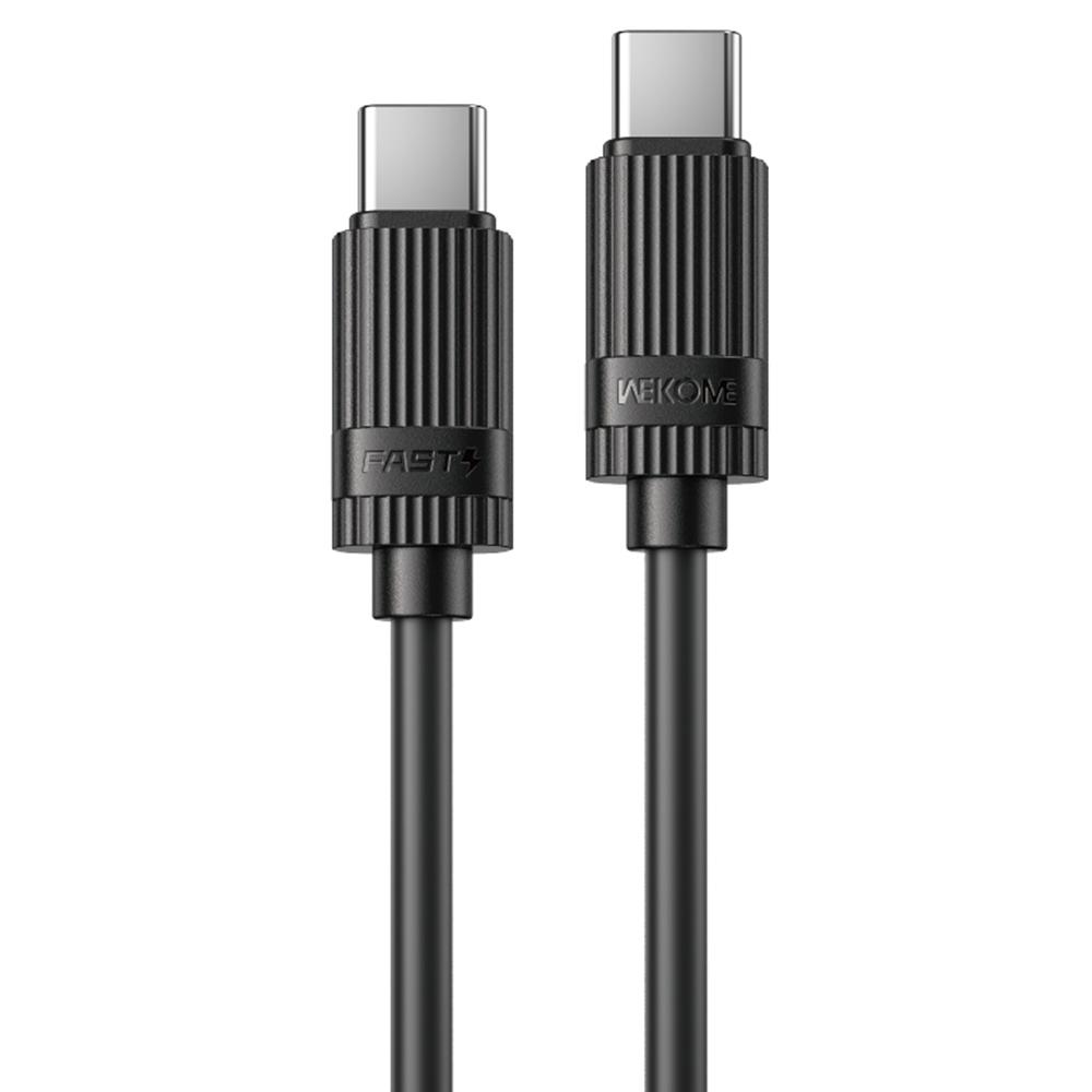 WEKOME WDC-53 Type-C to Type-C Cable PD65W 480Mbps Elastic Liquid Silicone Fast Charging Data Cable