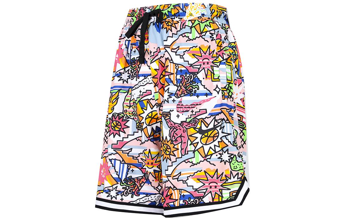 Nike Full Print Cartoon Pattern Breathable Sports Shorts Multicolor DV3449-010 M