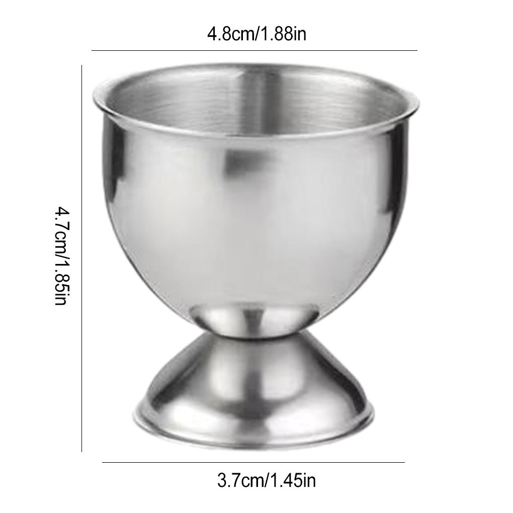 Stainless Steel Eggs Cup Strong And Durable For Boiled Eggs Stainless Steel Boiled Egg Cups