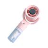 Sprayer Fan Handheld Fan with Water Sprayer Water Tank-Pink