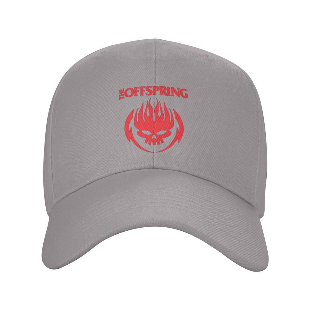 The Offspring Flaming Skull On Circle Logo Baseball Caps Fashion Men Women Hats Casual Cap Hip Hop Baseball Hat Casquette